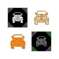 icono de vector de jeep