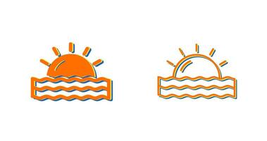 Sunset Vector Icon