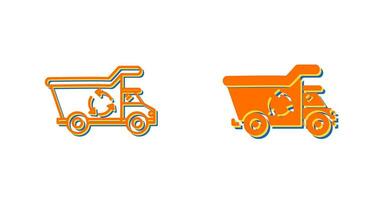 Recycling Truck Vector Icon