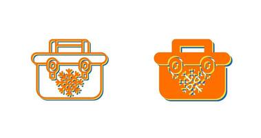 Portable Fridge Vector Icon