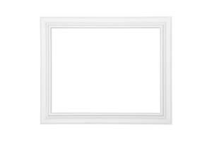 Isolated White Wood Frame png