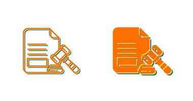 Legal Paper Vector Icon