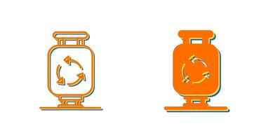 Gas Cylinder Vector Icon