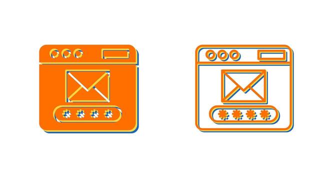 Mail Code Vector Icon