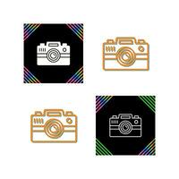 icono de vector de cámara de fotos