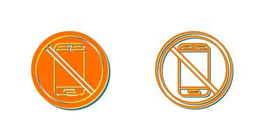 No Phone Vector Icon