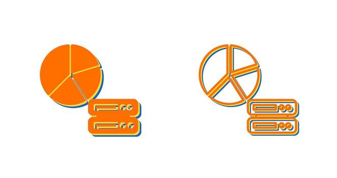 icono de vector de análisis de datos