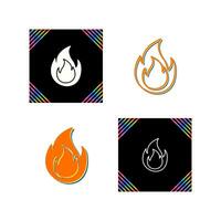 Flame Vector Icon