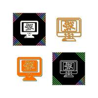 Virus Lcd Vector Icon