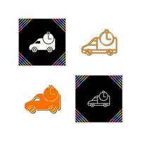 Time Based Delivery Vector Icon