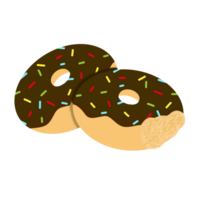 mess Chocolat Donut png