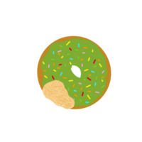 matcha mess beignets png