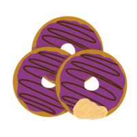 chocolate taro rosquilla png