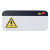 3d Error Dialog Box png