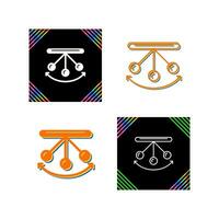 icono de vector de péndulo