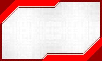 Red and white background with square texture vector