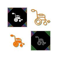 Wheel Chair Vector Icon