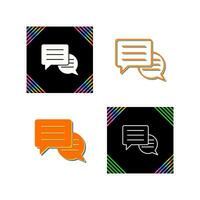 Conversation Vector Icon