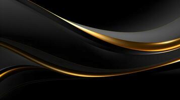 black and gold luxury background photo