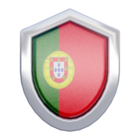 Portugal National Flagge einstellen Illustration oder 3d realistisch Portugal winken Land Flagge einstellen Symbol png