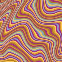 Abstract psychedelic groovy background. Vector. vector