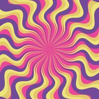Abstract psychedelic groovy background. Vector. vector