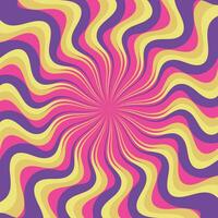 Abstract psychedelic groovy background. Vector. vector