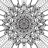 Flower coloring page vector. Flower line art white background, Cute flowers printable coloring page, Vector flower page for coloring, Outline magnolia photo