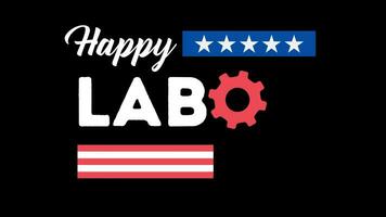 National Labor Day Motion Graphic Clip Animation Video, Animated for the Intro And Outro Clip Video Template