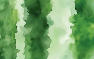 Green watercolor background vector