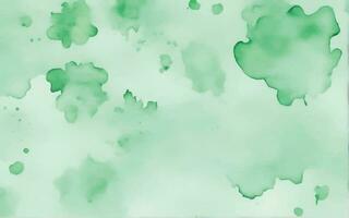 Green watercolor background vector
