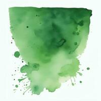 Green watercolor background vector