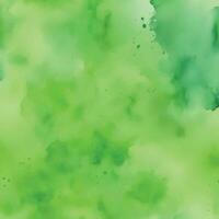 Green watercolor background vector