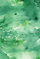 Green watercolor background vector