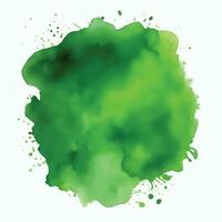 Green watercolor background vector