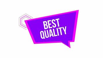 Best Quality text animation on the speech bubble with a purple tone colors. Suitable for promotion, announcement, marketing, advertising video