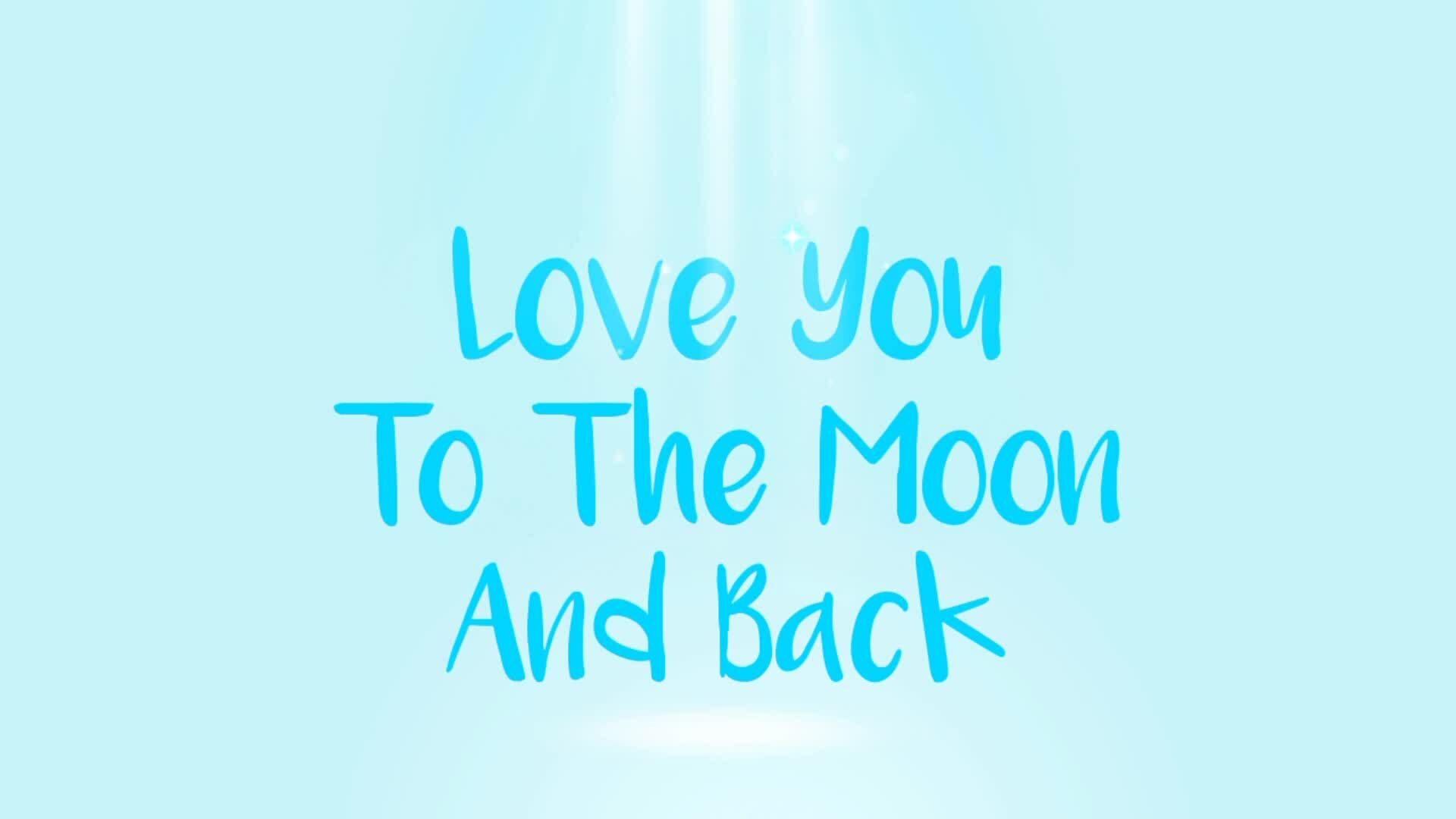 Love You To The Moon And Back übersetzung www.vecteezy.com