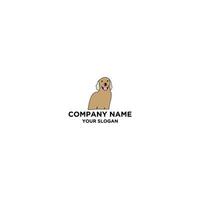 Cute Dog Logo Design Vector