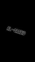 Alá, islam, musulmán, dios, religión icono chispas partículas en negro antecedentes. video