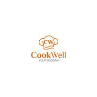 Cook Well Logo Design Vector