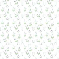 Background with a flask for chemical preparations for decoration and design. vector