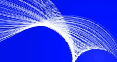 3D modern background with flowing strands design photo