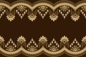 floral pattern Seamless. Background Seamless Pattern Geometric Ethnic pattern design  for background, carpet, wallpaper, clothing, wrapping, Batik, fabric, printing textile illustration. vector