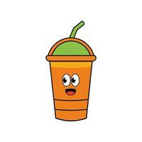 Juice Illustration On White Background vector