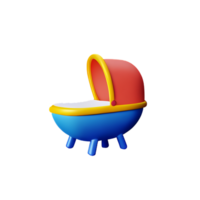 Baby Dusche 3d Rendern Symbol Illustration png