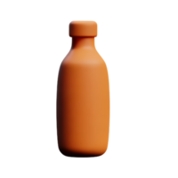 botella 3d representación icono ilustración png