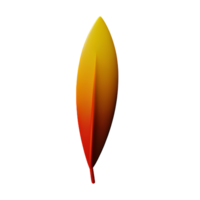 feather 3d rendering icon illustration png