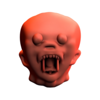 horror 3d rendering icon illustration png