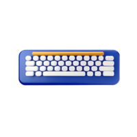 Tastatur 3d Rendern Symbol Illustration png