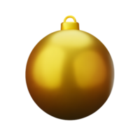 Weihnachten Ball 3d Rendern Symbol Illustration png